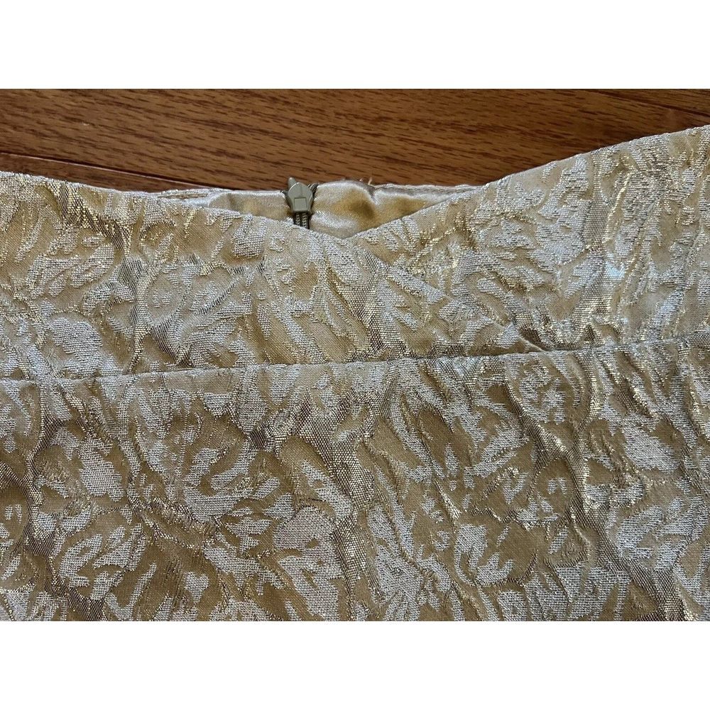 Gold Studio Y Mini Skirt - Size 1/2 - Picture 2 of 5